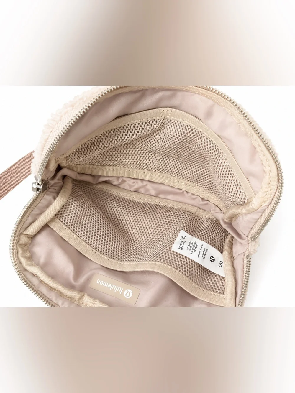 Lululemon Everywhere Belt Bag 1L Fleece Natural Ivory Trench Crossbody Fanny